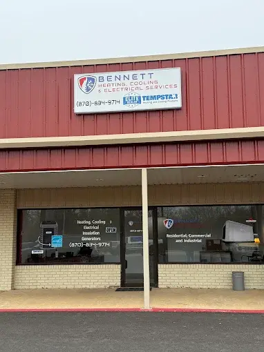 Bennett Heating and Cooling storefront exterior
